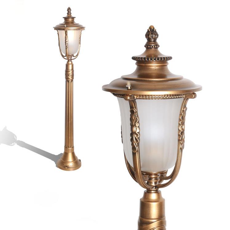 Evropski stil travne lampe aluminijum protiv ruža i bezvodne vrtove svjetlosne lampe