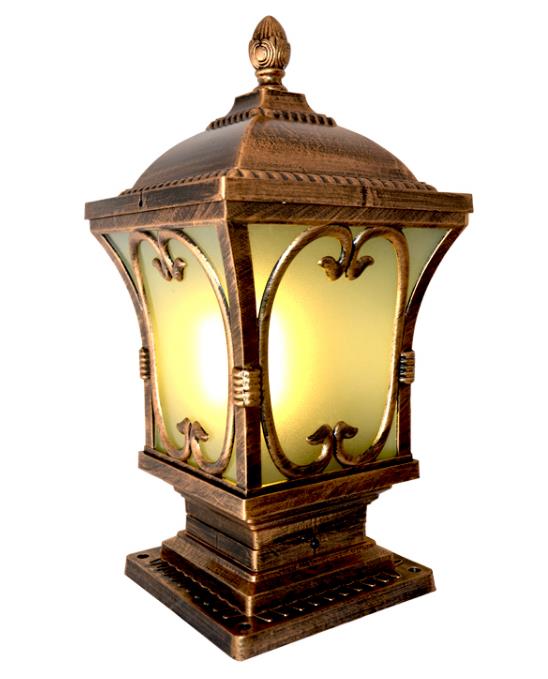 Izvan dekoracije europske klasične solarne lampe vode baštansko svjetlo