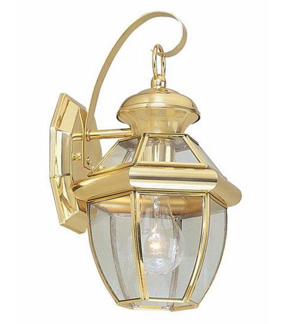 Antički bakrovi zid svjetla LED bakrova dekorativna lampa izvan strane polirana lampa Brassova lampa