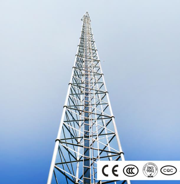 CCTV praćenje polja za vanjsku sigurnost, jaki vjetrovni čelični toranj